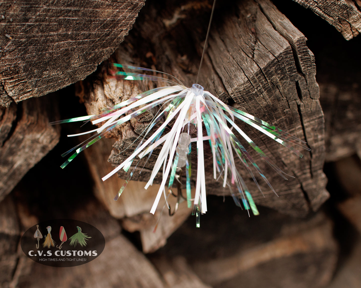 C.V.S Customs Salmon Fly Extra Pearly White 18" Leader