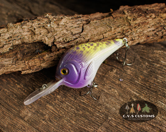 C.V.S Customs Sexy Lavander Shad (15-20ft Diver) 1/2 oz 3.5”